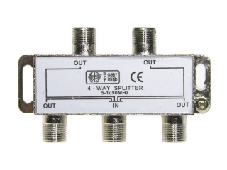 Rozbočovač anténní 4-cestný (5-1000MHz)