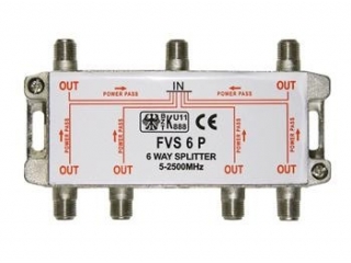 Rozbočovač SAT 6-cestný (5-2500 MHz)