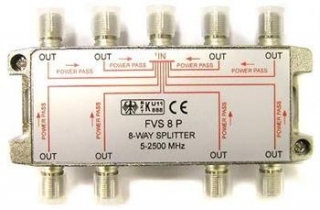 Rozbočovač SAT 8-cestný (5-2500 MHz)
